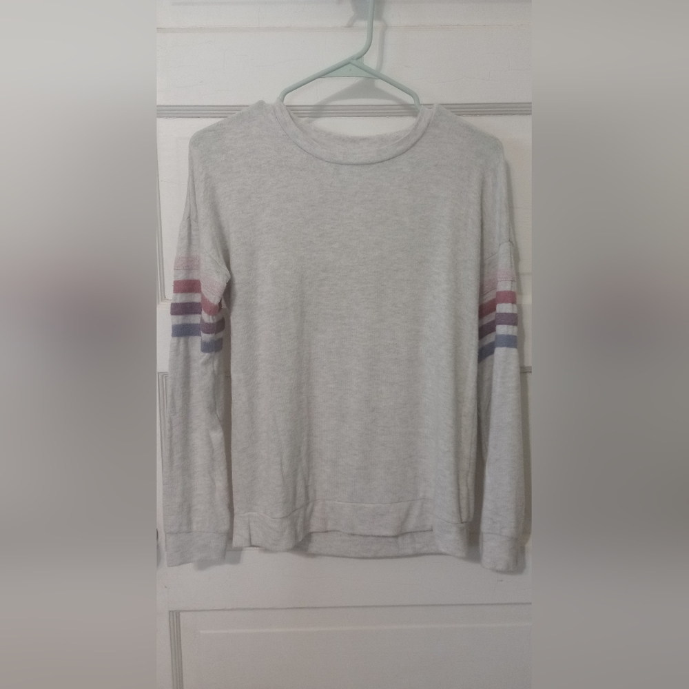 Pink Rose/ Crew neck Sweater